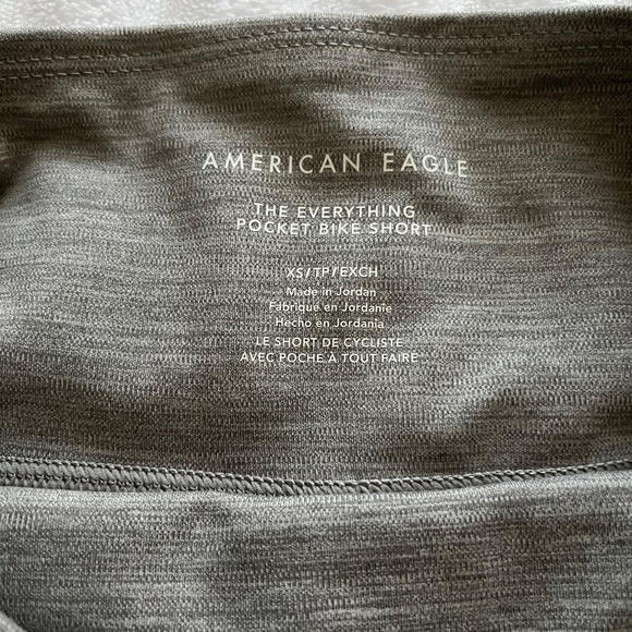 AMERICAN EAGLE The Everything Pocket Bike Short Gray Size XS - Picture 6 of 9